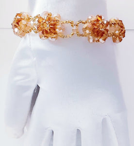 Crystal Flower Bracelet