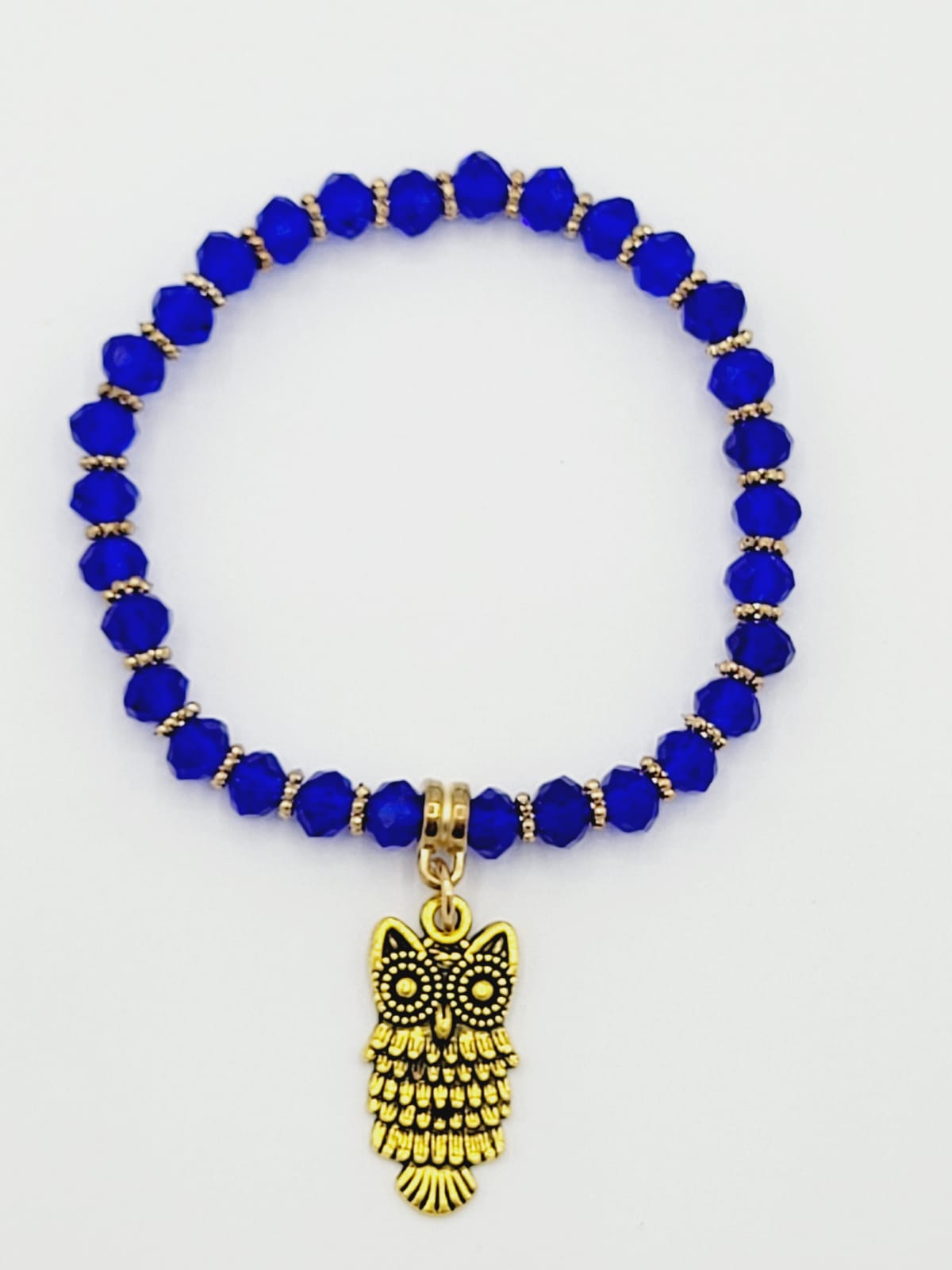 Sapphire Blue Owl Bracelet