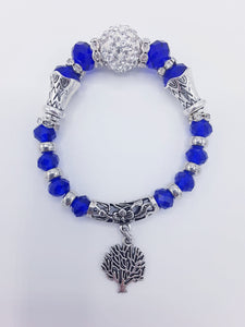 Sapphire Blue Coral Bracelet