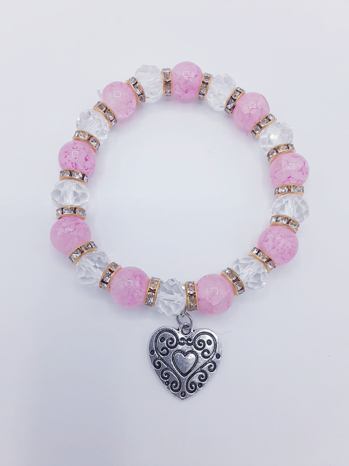 Pink Heart Bracelet