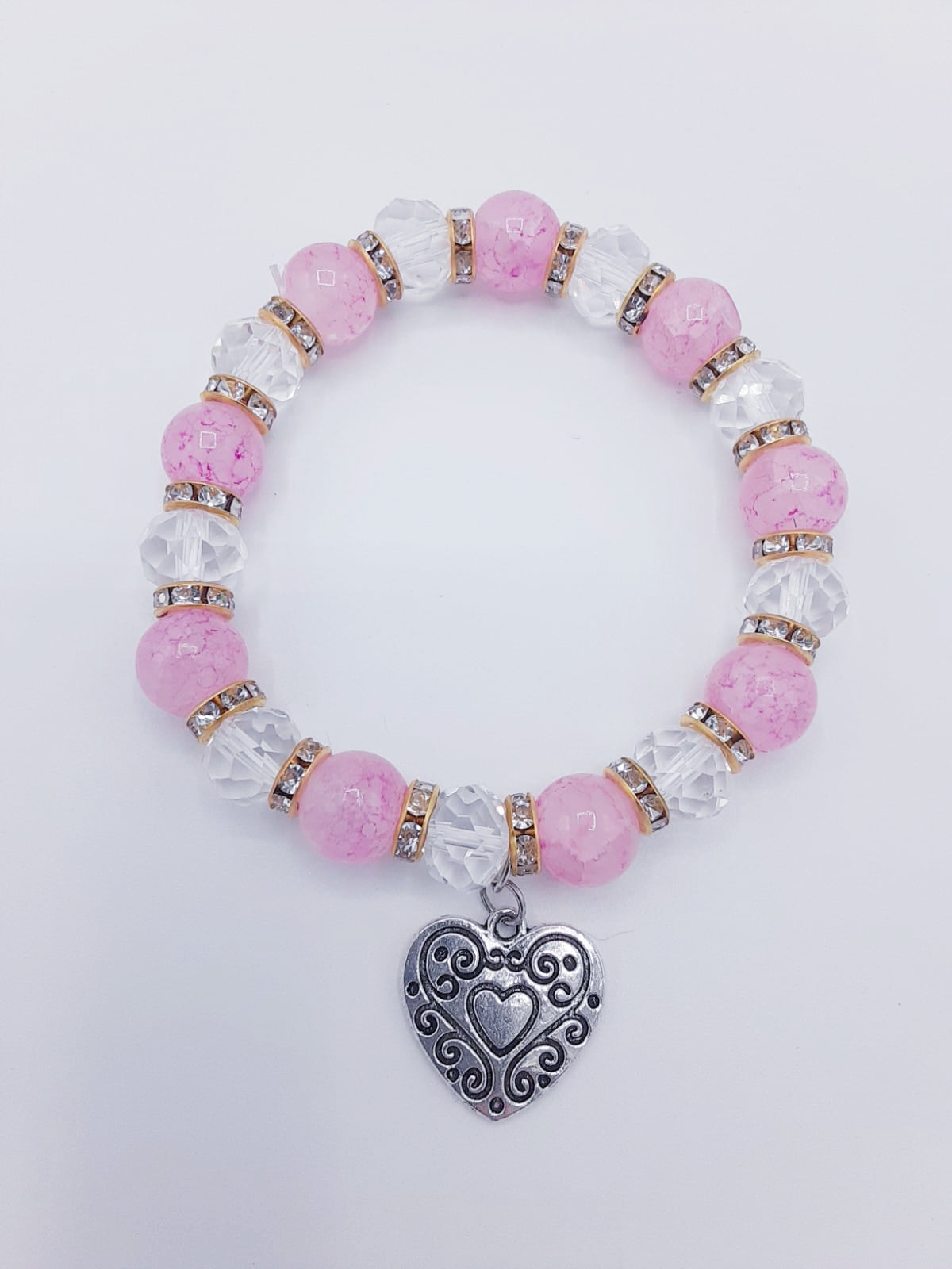 Pink Heart Bracelet