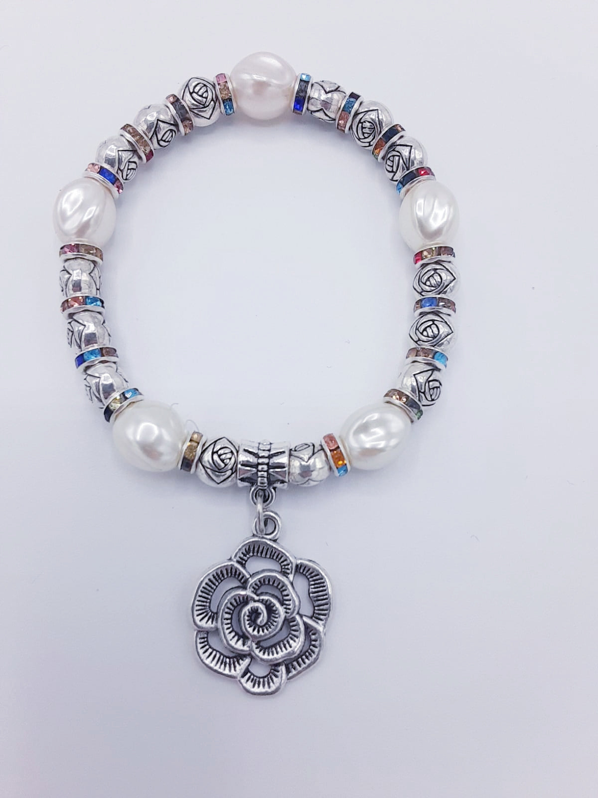 White Rose Bracelet