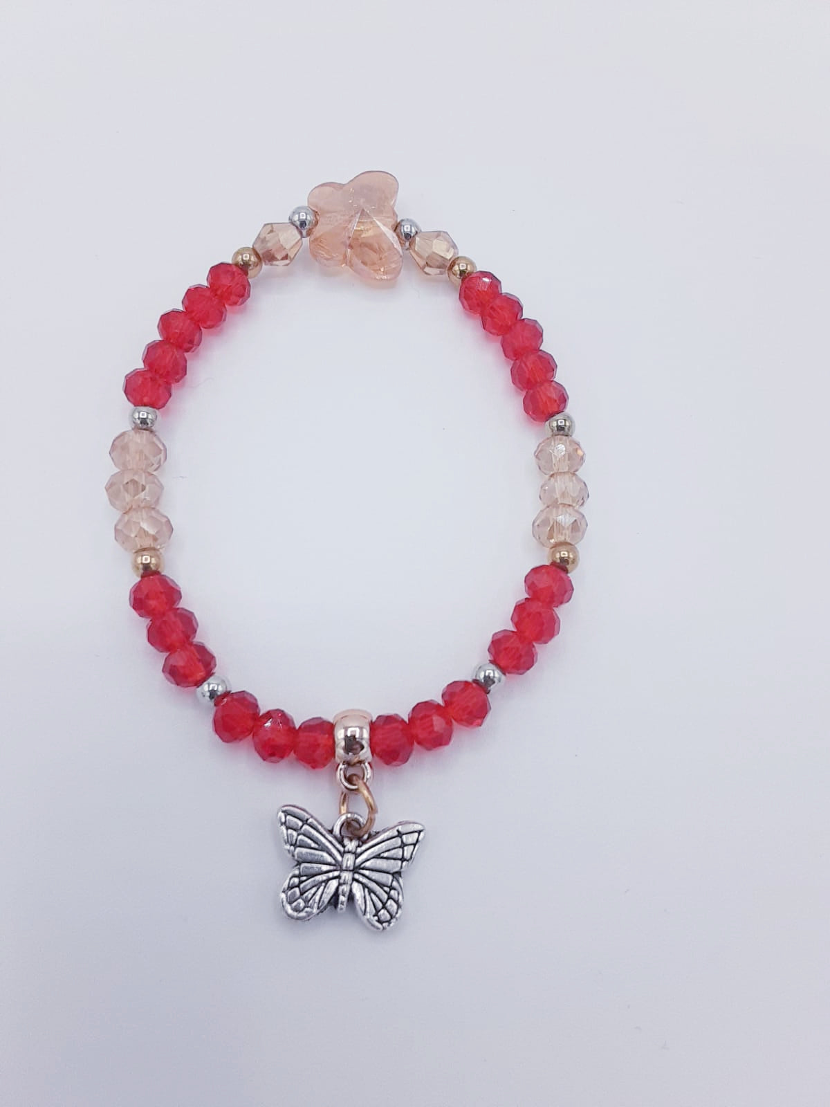 Red Butterfly Bracelet