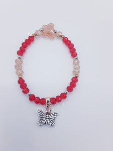 Red Butterfly Bracelet