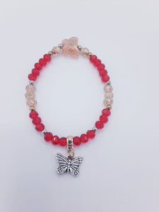 Red Butterfly Bracelet