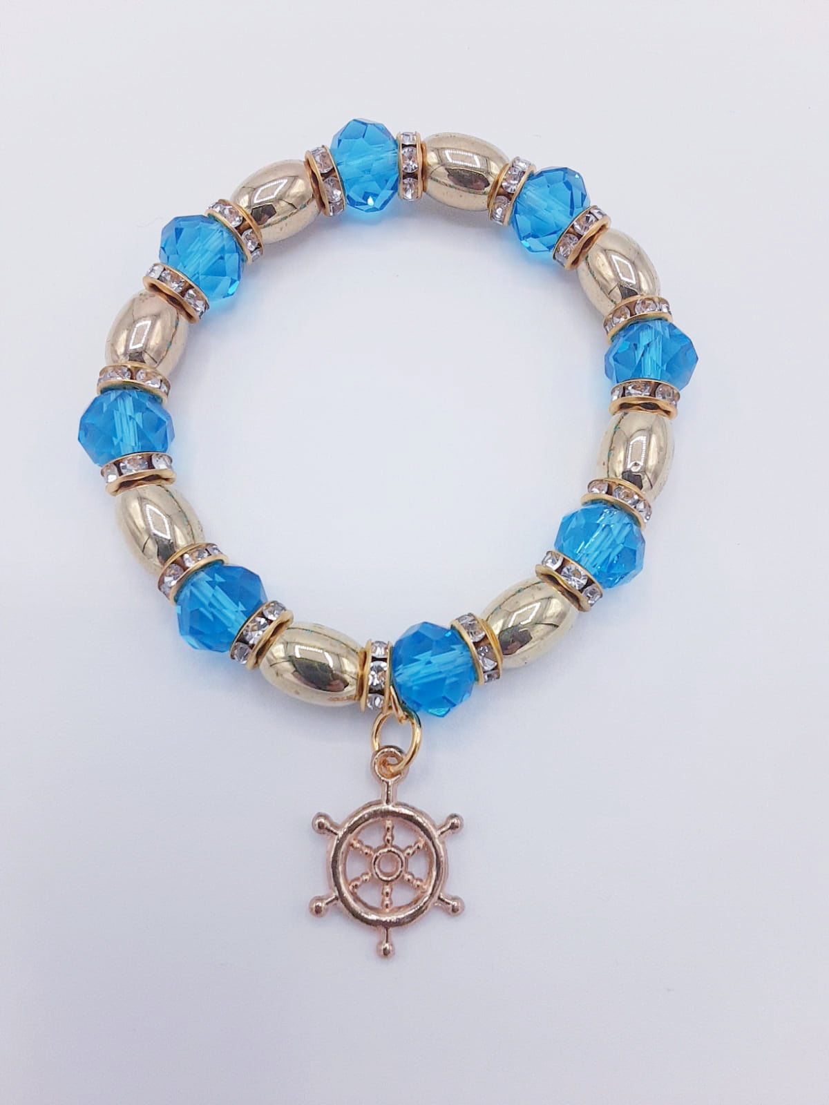 Aquamarine Rudder Bracelet