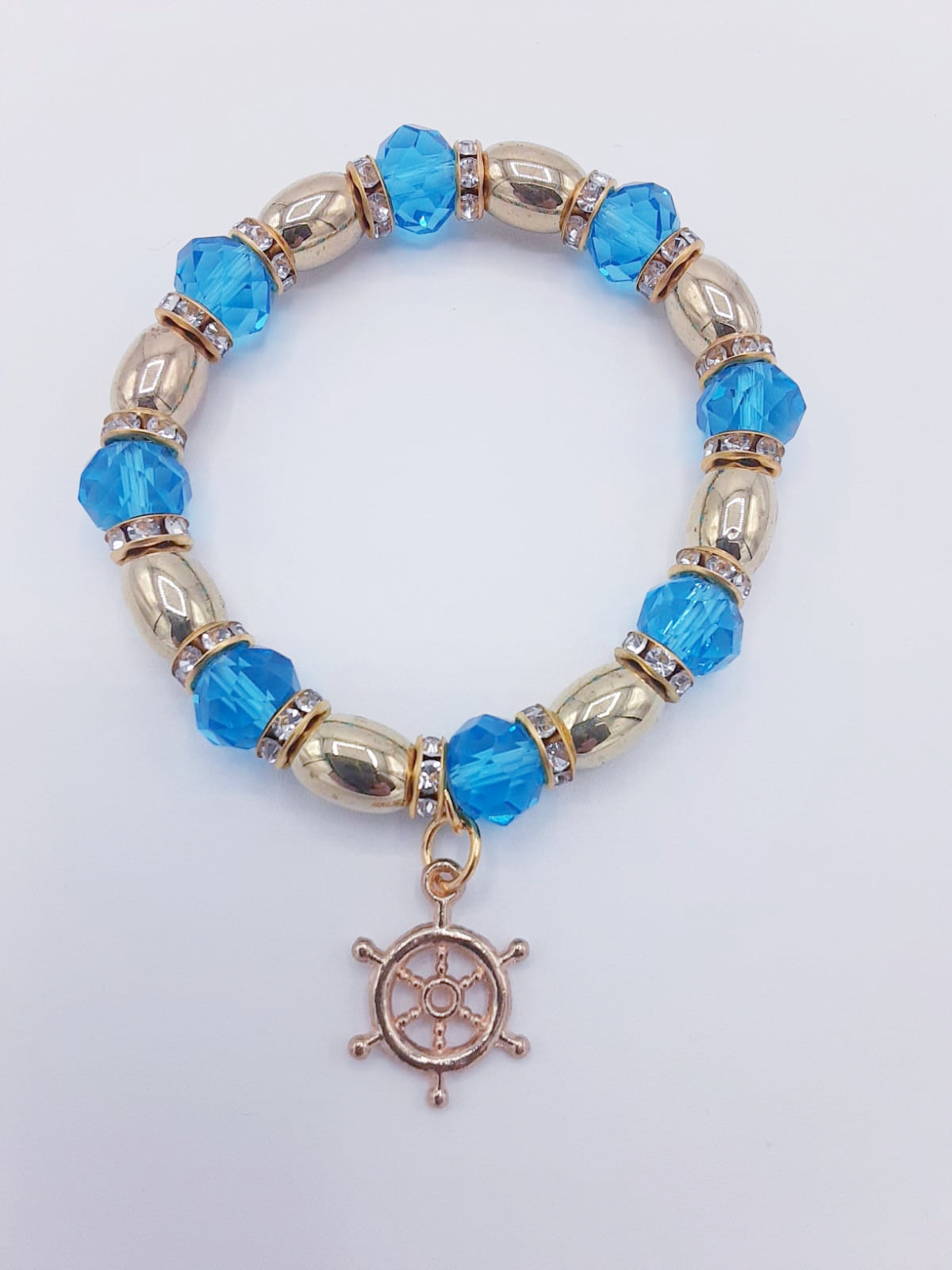 Aquamarine Rudder Bracelet