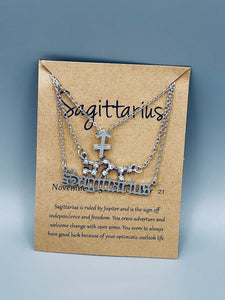 Sagittarius Zodiac Sign Necklaces