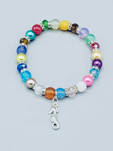 Multicolor Seahorse Bracelet