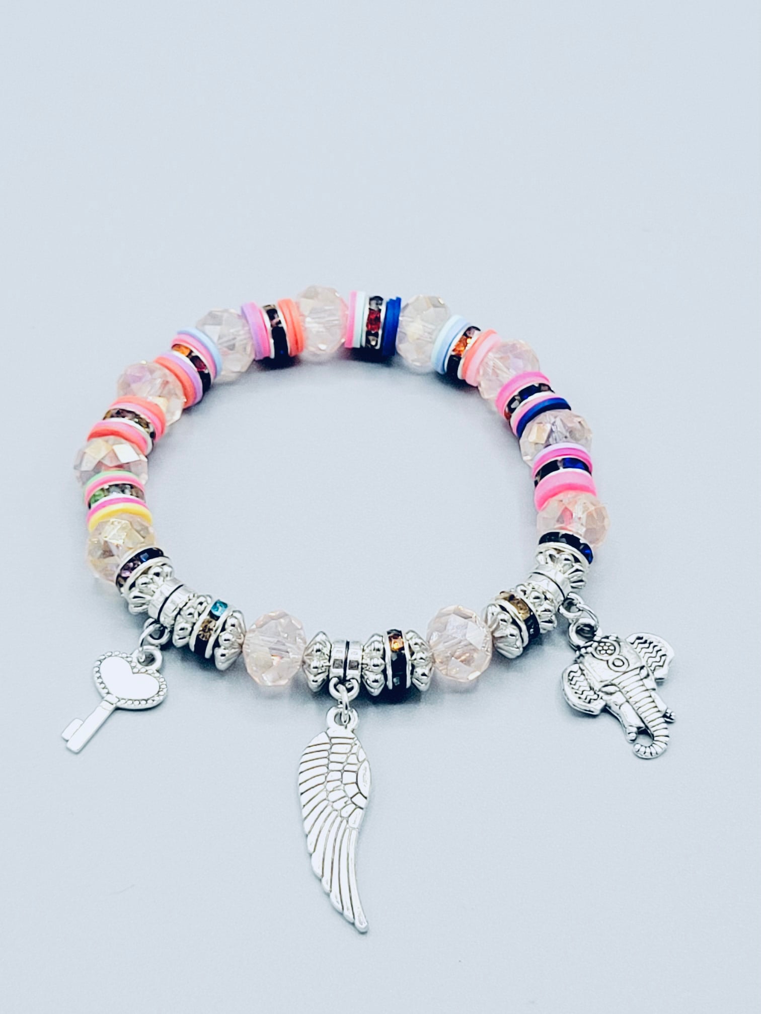 Light Pink Wings Bracelet