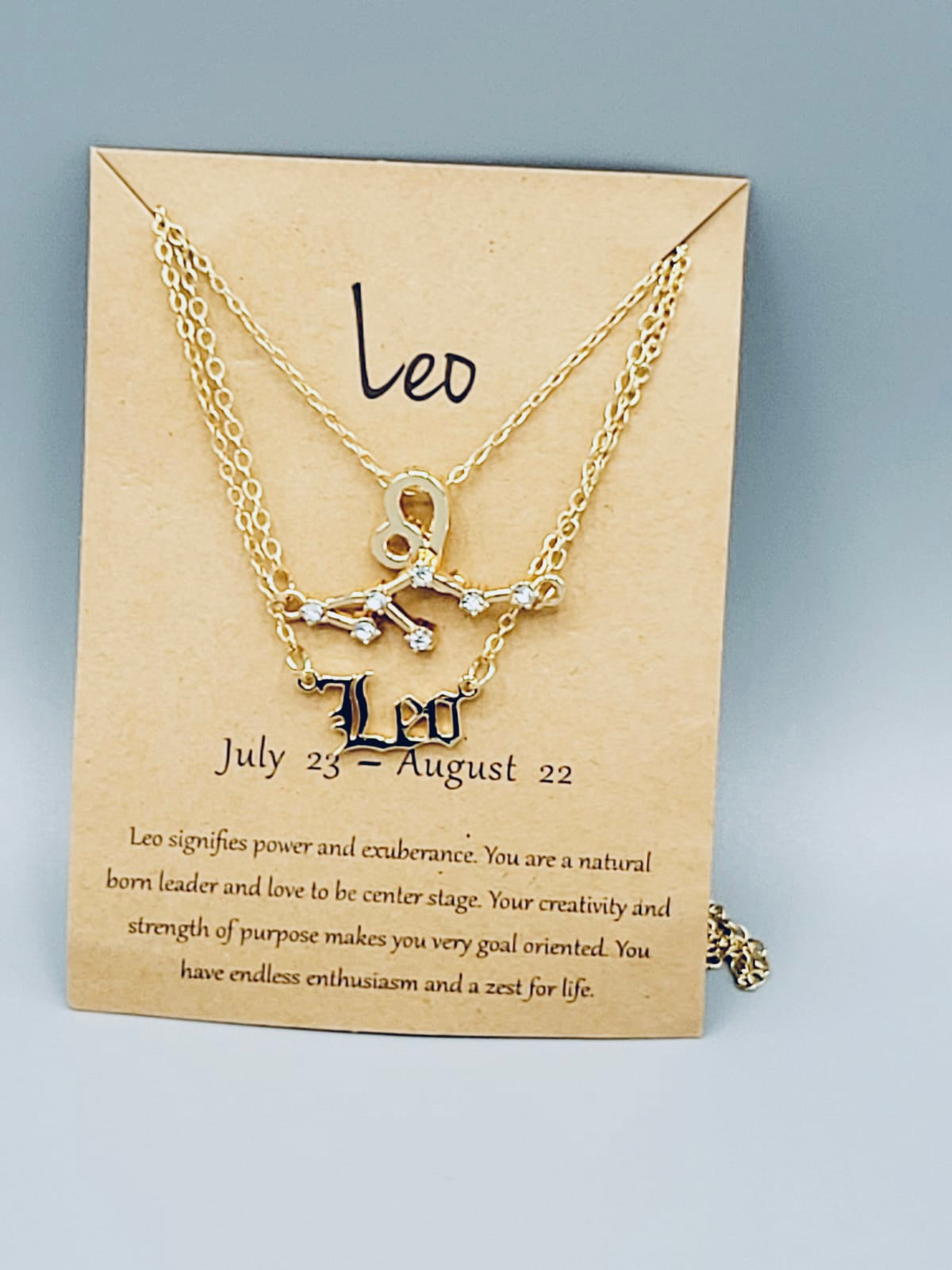 Leo Zodiac Sign Necklaces