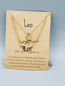 Leo Zodiac Sign Necklaces