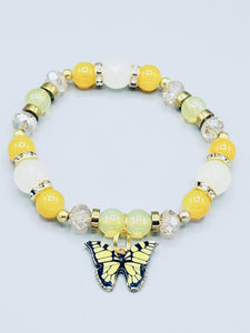Yellow Butterfly Bracelet