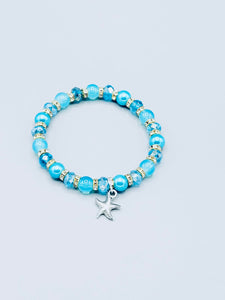 Aquamarine Starfish Bracelet