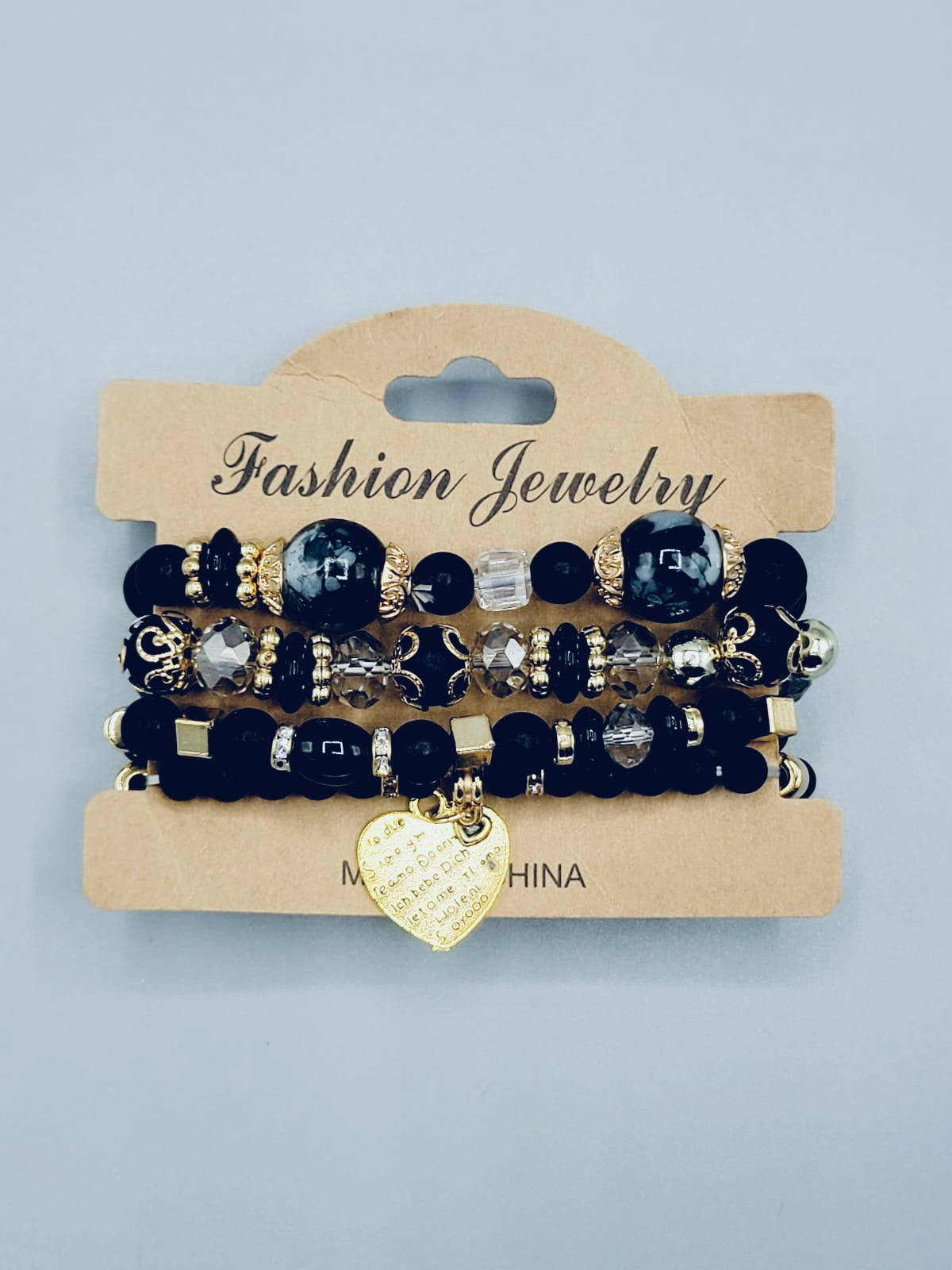 Black Heart Bracelets