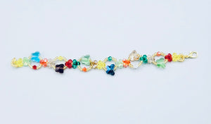 Multicolor Butterfly Bracelet