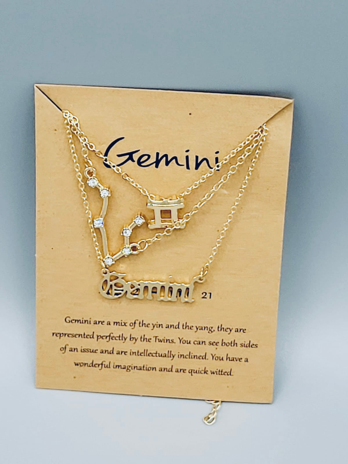 Gemini Zodiac Sign Necklaces