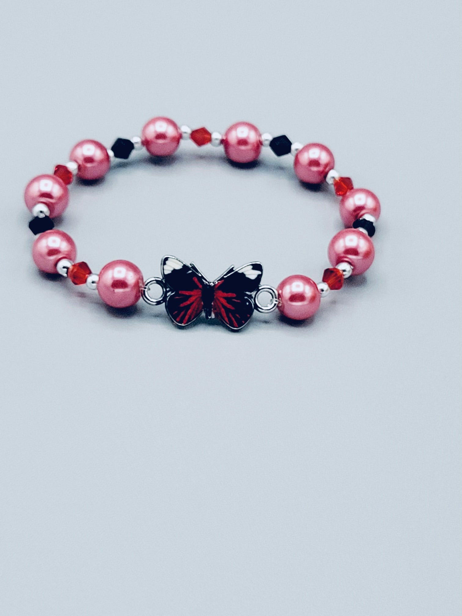 Red Butterfly Bracelet