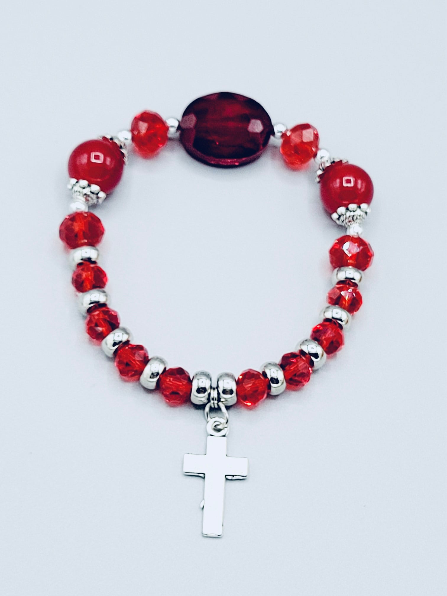 Red Cross Bracelet