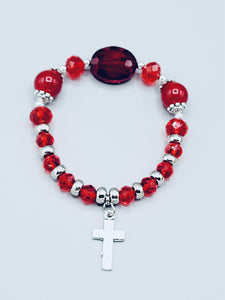 Red Cross Bracelet