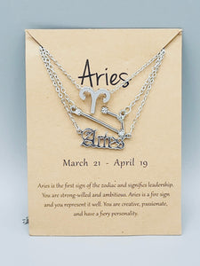 Aries Zodiac Sign Necklaces