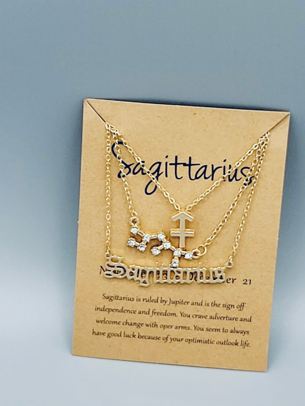 Sagittarius Zodiac Sign Necklaces