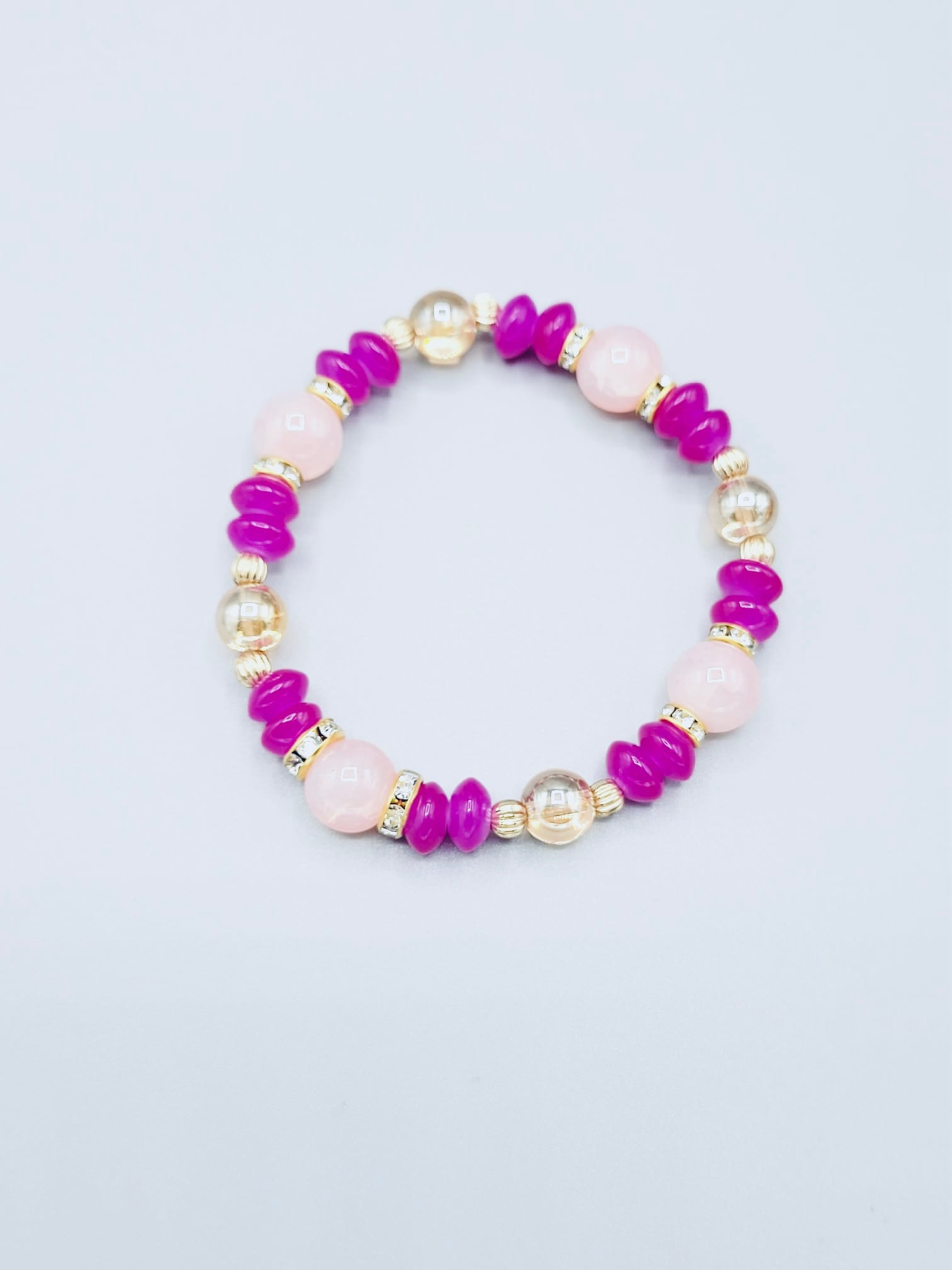 Fuchsia And Pink Bracelet
